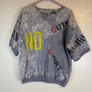 Vintage dj Smash Shirt No Guys No Glory Motorcross 8 Bike Size Large Track